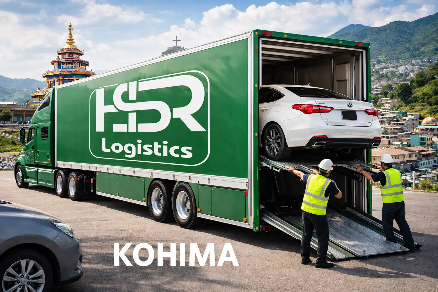 Car transport in Kohima