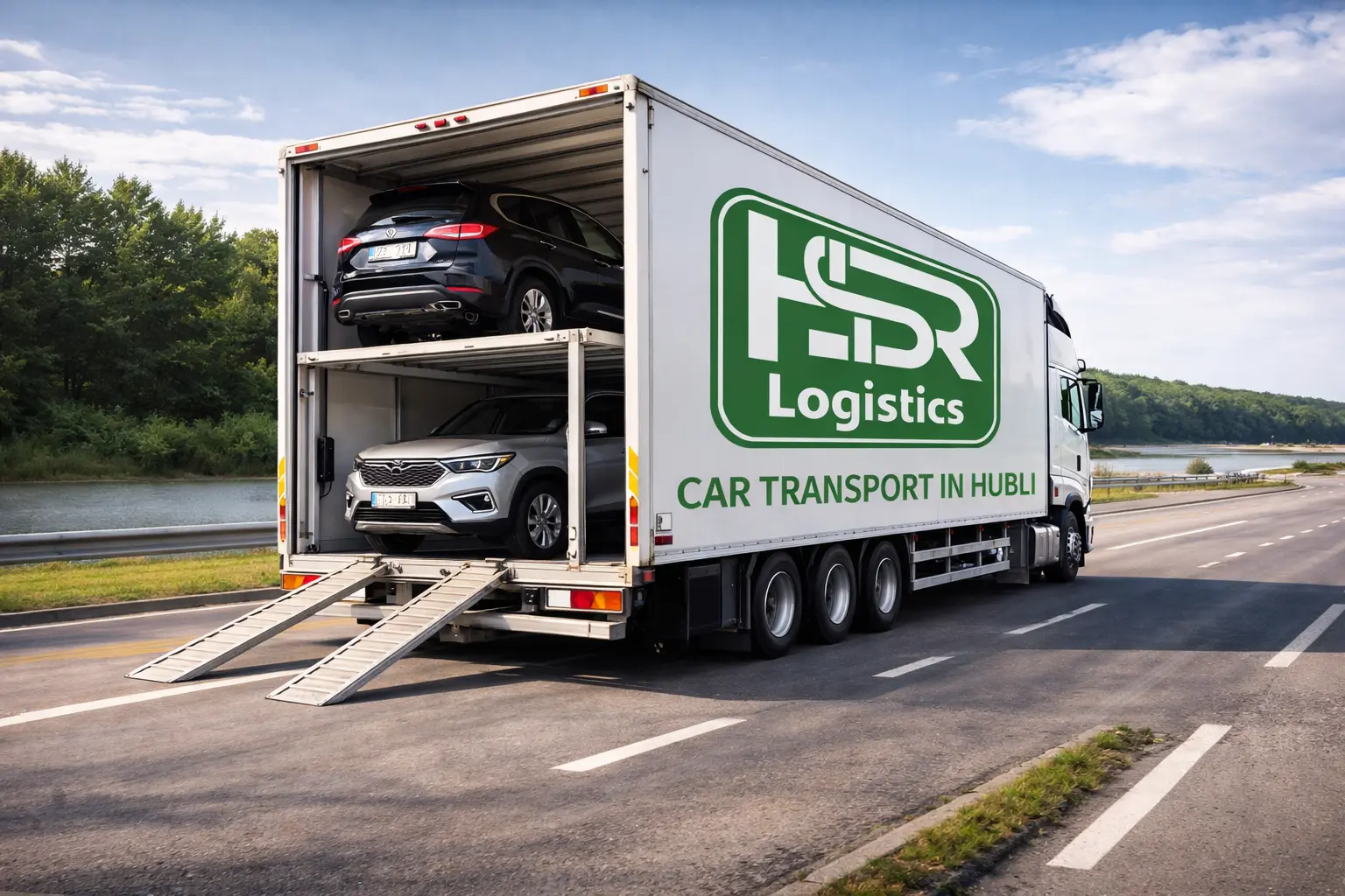 Car transport in Hubli