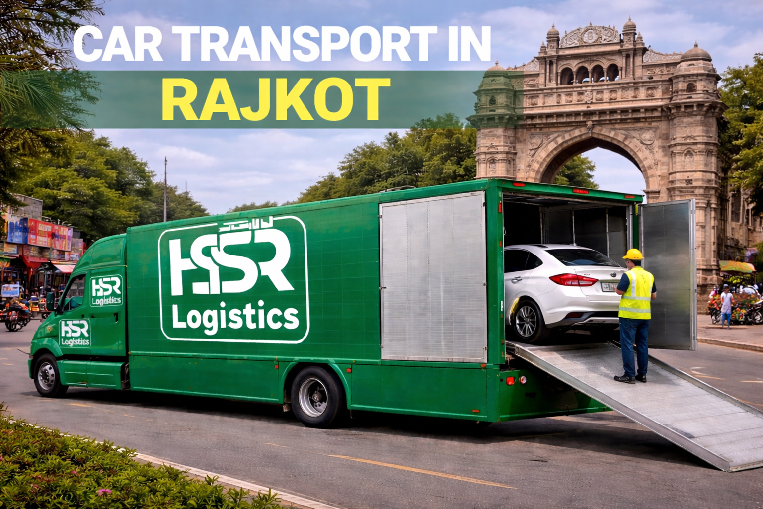 Car transport in Rajkot
