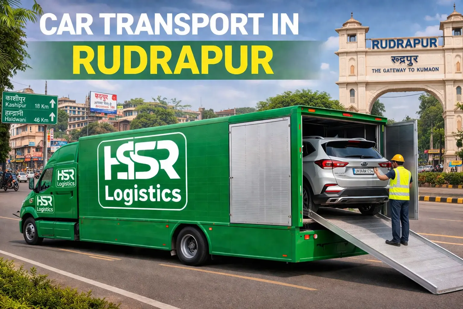 Car transport in Rudrapur