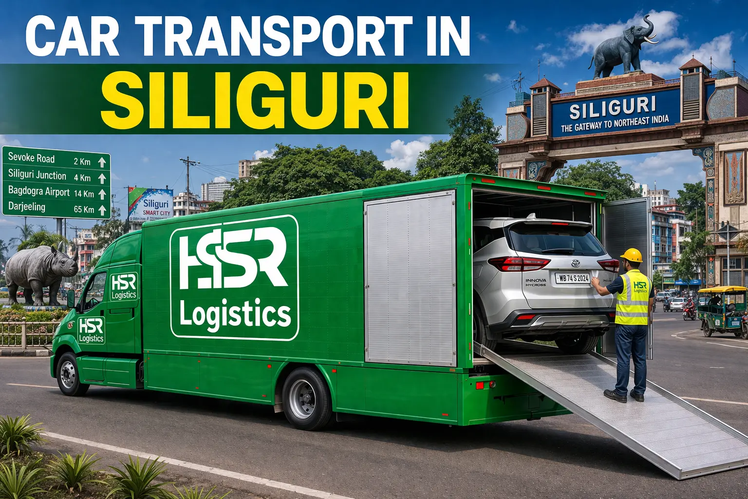 Car transport in Siliguri