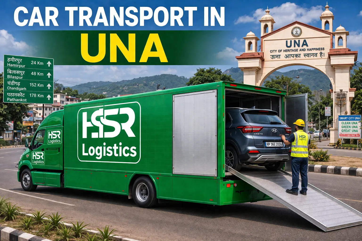 Car transport in Una