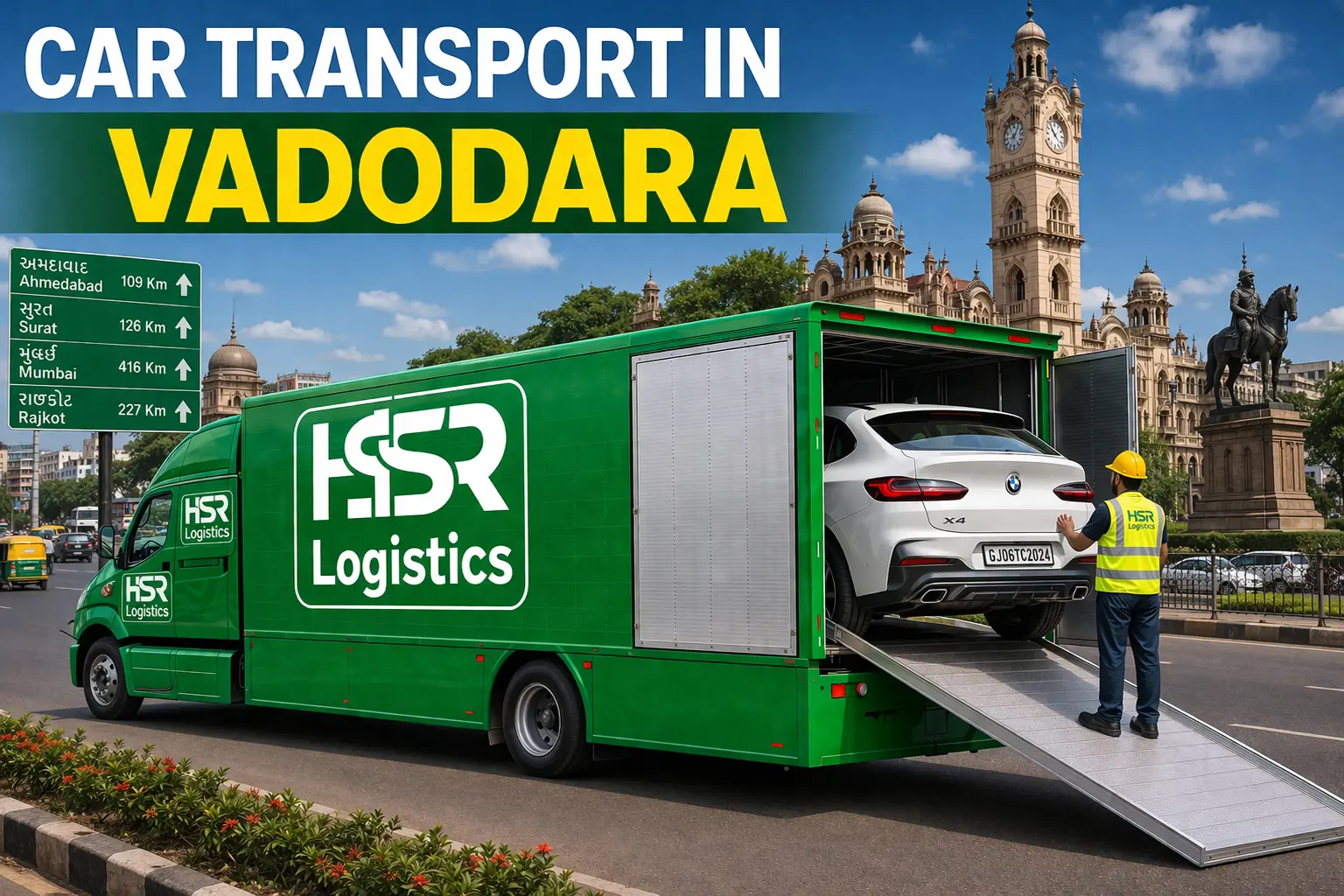Car transport in Vadodara